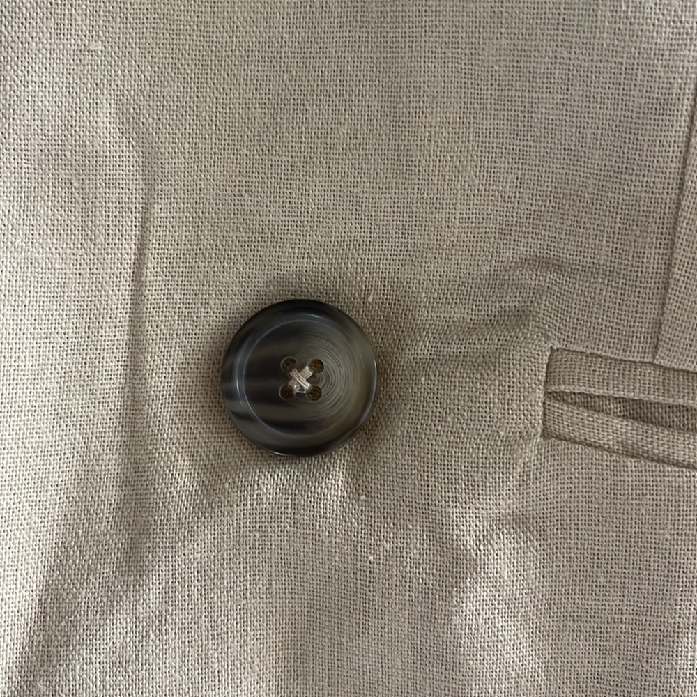 Jason Wu Linen Blend Blazer Camel Color Fully Lin… - image 4